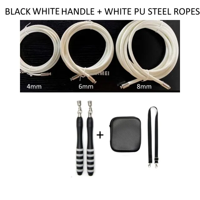 FANWEIMEI Newest Jump Rope Set Crossfit Fitness Adjustable Clip Lock ...