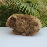 Wombat ที่สมจริงของเล่นตุ๊กตาน่ารัก Plushie Quokka ตุ๊กตาสัตว์เสมือนจริงตุ๊กตาของเล่น Kawai ของขวัญสำหรับเด็ก2023ใหม่