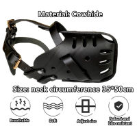 Outdoor Pet Training Cowhide Dog Muzzle German Shepherd Dog Protective Biting Pad Durable Bite Resistant Breathable Interactive