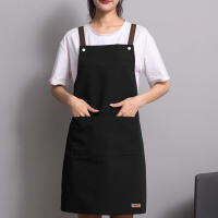 ผ้ากันเปื้อนทำอาหารแขนกุดกระเป๋าขนาดใหญ่ PVC สายรัดเอวปรับได้ Chef Apron สำหรับร้านอาหารแฟชั่น Chef Apron