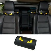 Car Seat Head Neck Rest Soft Foam PU Pillow Leather Cushion Pad HeadRest