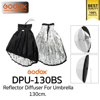 Godox DPU-130BS 130 cm. Silver-Black Reflector Diffuser For Umbrella ดิฟฟิวเซอร์สะท้อนแสง สีเงิน-ดำ (For UB-130D )