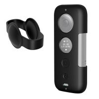 PULUZ เคสป้องกันซิลิโคนพร้อมฝาปิดเลนส์สำหรับ Insta360หนึ่ง X