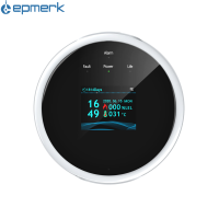 [electronicshop]W-Ifi G-As เครื่องตรวจจับการรั่วไหลและสัญญาณเตือนไฟไหม้จอแสดงผล LCD ติดผนัง APP ควบคุมสมาร์ท Wi-Fi ธรรมชาติ G-As/lpg ทดสอบก๊าซมีเทนบัซเตอร์กับเสียงและแสงเสียงเร่งสำหรับบ้านสำนักงาน