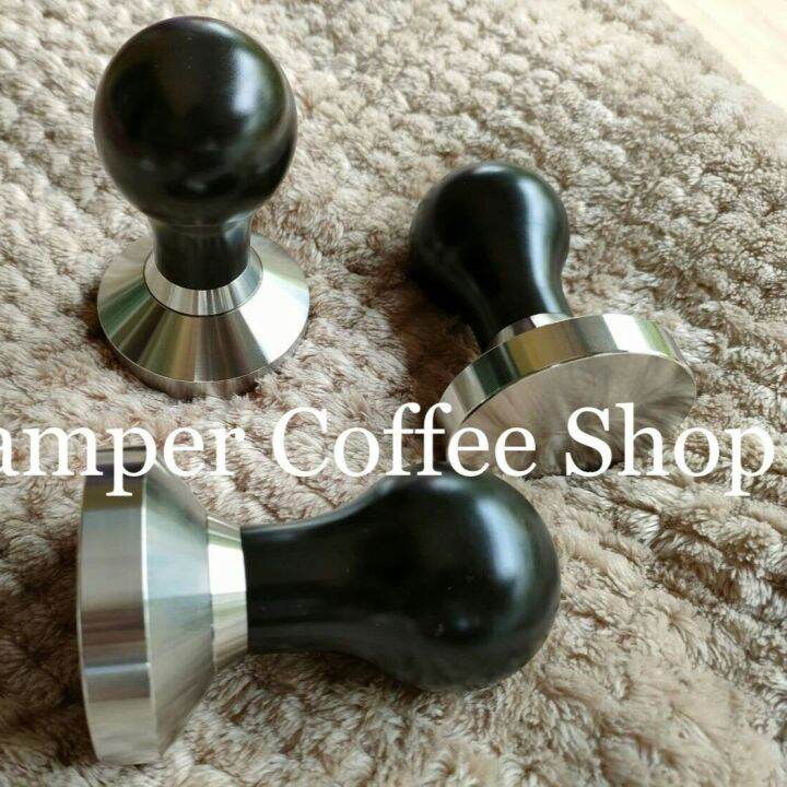 ด้ามกดกาแฟ-tamper-coffee-by-ksขนาดเส้นผ่านศูนย์กลาง51-53-54-57-58-58-5มม-ผลิตจากวัสดุสแตนเลสแท้304