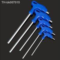 ✑❅  3/4/5/6mm Flat Head Hex Key Allen Wrench Cr-v Alloy Blue T-handle Universal Quick Snap Adapter for Auto Bike Motorycle Reapair