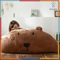 [พร้อมส่ง] Bear bed cushion หมอนหัวเตียง เบาะรองหัวเตียง น้องหมีนุ่ม หนา น่ารัก ตัวใหญ่ สีขาวนวล ถอดซักได้ มี 2 ขนาด สินค้ามีจำนวนจำกัด