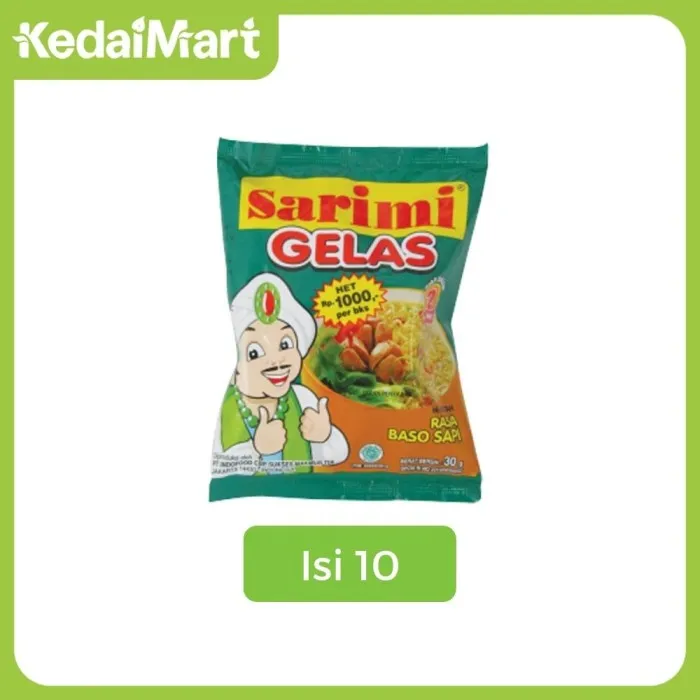 Sarimi Mie Instant Gelas Rasa Baso Sapi 30 Gram Lazada Indonesia