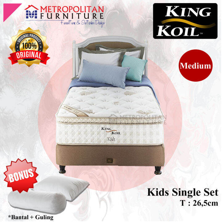 Kasur Spring bed King Koil Kids Single FULL SET Lazada Indonesia