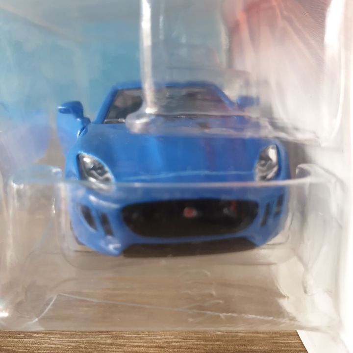 โมเดลรถเหล็ก-majorette-jaguar-f-type-r-premium-cars-blue-สีน้ำเงิน-เปิดประตูรถได้-โมเดลรถสะสม