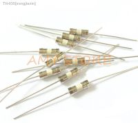 □ 10pcs 250V 1.25A Through Hole Ceramic 3.6 x 10mm Slow Blow Acting Axial Fuse with Wire