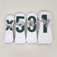 Golf Woods Headcovers 135XCovers สำหรับ Driver Fairway Putter Clubs Set Heads PU Leather Unisex Simple Design