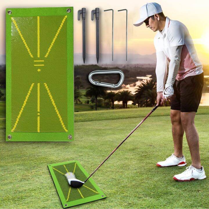 Golf Training Mat For Swing Detection Batting Ball Trace Detection Mat
