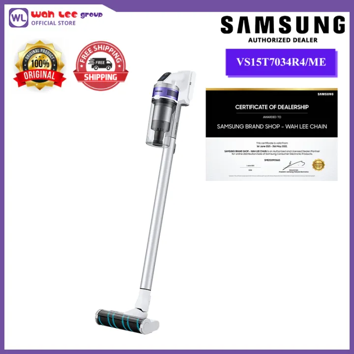 Samsung Stick Vacuum Cleaner VS15T7034R4/ME Jet 70 multi, up to 150W