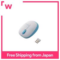 Elecom Mouse Wireless (receiver included) S size small 3 button BlueLED fluffy light small and lightweight 50g blue M-BL20DBBU