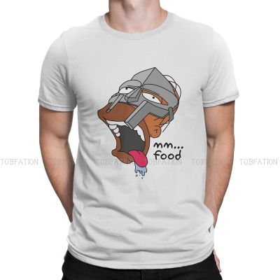 Mf Doom American Underground Hop Singer Tshirts Mm Homer Print Mens T Shirt Funny Clothing Size S6Xl