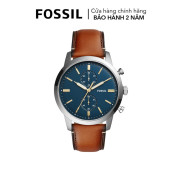 Đồng hồ nam Fossil Townsman dây da, mặt 44 MM, màu nâu, FS5279