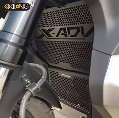 การ์ดหม้อน้ำสำหรับ HONDA XADV 750 X-ADV 750 X ADV 750 2021 2022ฝาครอบอุปกรณ์ปกป้องป้องกันแผงติดหม้อน้ำรถมอเตอร์ไซค์รถจักรยานยนต์ XADV750