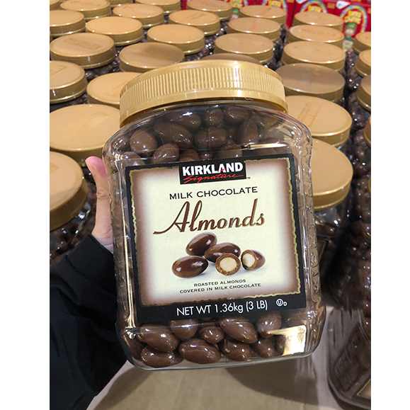 Kirkland Signature Milk Chocolate Almonds 1.36kg 1 jar Lazada PH