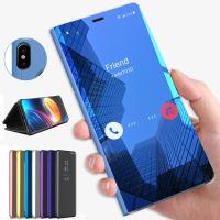 สำหรับ Xiaomi Redmi Note 12 Pro + เคสฝาพับกระจกแบบอัจฉริยะสุดหรูสำหรับ Redmi Note 12 Pro 4G เคส Redmi Note 12 4G