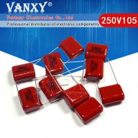 10PCS 250V105J Pitch 15MM 250V 105 1uf CBB 250V105 Polypropylene film capacitor