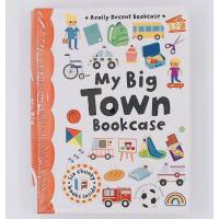 พร้อมส่ง ?หนังสือ My Big Town Bookcase ฉีกไม่ขาดเหมาะ 6 เดือน-3ขวบ