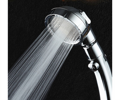 High Pressure Shower Head ฝักบัวอาบน้ำเพิ่มแรงดันสูง มีปุ่มเปิด-ปิด ปรับได้ 3 ระดับ Shower Head ฝักบัวอาบน้ำ ฝักบัวแรงดันสูงของแท้