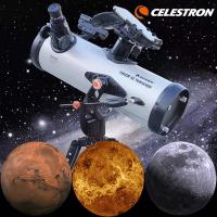 Celestron แอพสมาร์ทโฟน LT114AZ Starsense Explorer ระดับมืออาชีพนิวตันกล้องโทรทรรศน์ดาราศาสตร์สะท้อนแสง114มม. ทรงพลังสูง