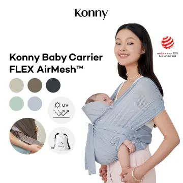 Baby K'tan Pre-Wrapped Ready To Wear -Baby Carrier - Misty Blue