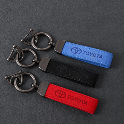 พวงกุญแจโลโก้รถใหม่พวงกุญแจรถยนต์ดัดแปลงสำหรับ Toyota Alphard Yaris Camry Corolla Avanza Vios Innova Rav4 4Runner