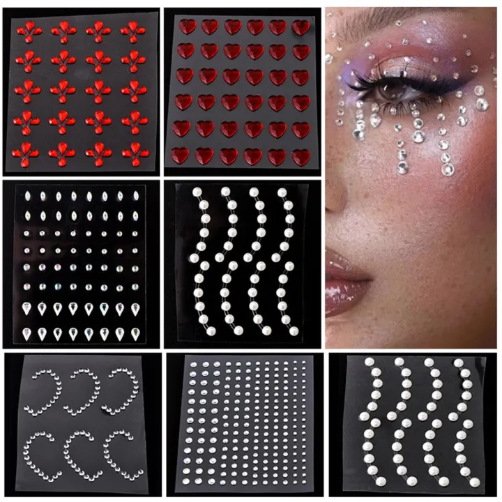 CBT Crystal Eyes Sticker Eyes Makeup Eyeshadow Face Sticker Makeup