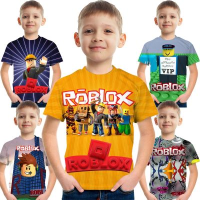 2023New Fashion Boy Birthday Gift Kids T-Shirt  Party Anime Short Sleeve Casual Top Childrens Comfort Clothing