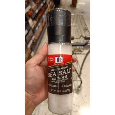 อาหารนำเข้า🌀 Salt does not add iodine G31 MC Cormick Sea Salt 377g