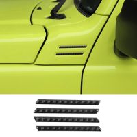 Car A-Pillar Corner Decorative Cover Stickers Carbon Fiber For Suzuki Jimny 2019 2020 2021 2022 Accessories