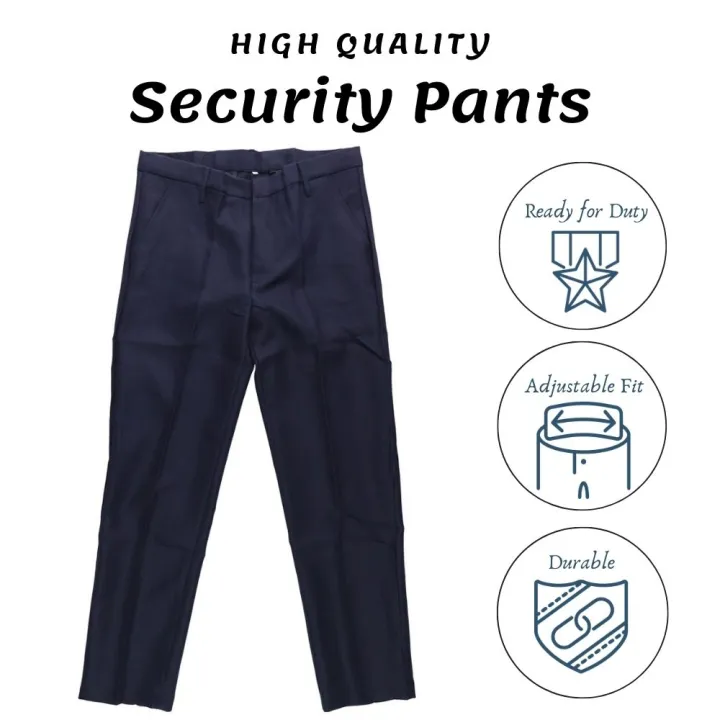 LP X Quality Security Pants Navy Blue Security Pants Property Guard