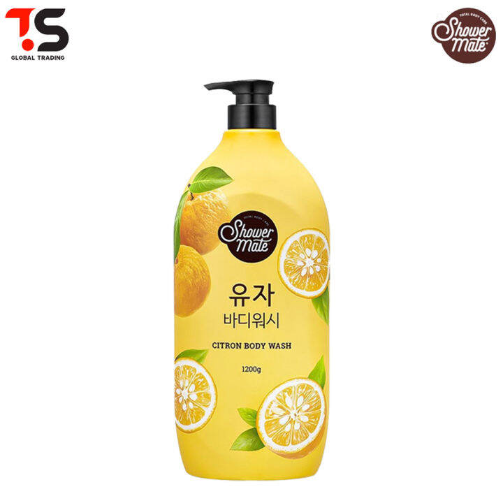 Korea Shower Mate Natural Body Wash Citron 1200g Lazada