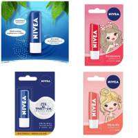 Nivea Lip Care นีเวีย ลิป แคร์  ลิปมันนีเวีย 4.8 กรัม มีให้เลือก 3 สูตรค่ะ (1.) สีแดงอมชมพู (2.) สีส้มอมพีช (3.) ลิปแคร์ออริจินัลแคร์ ไม่มีสีค่ะ