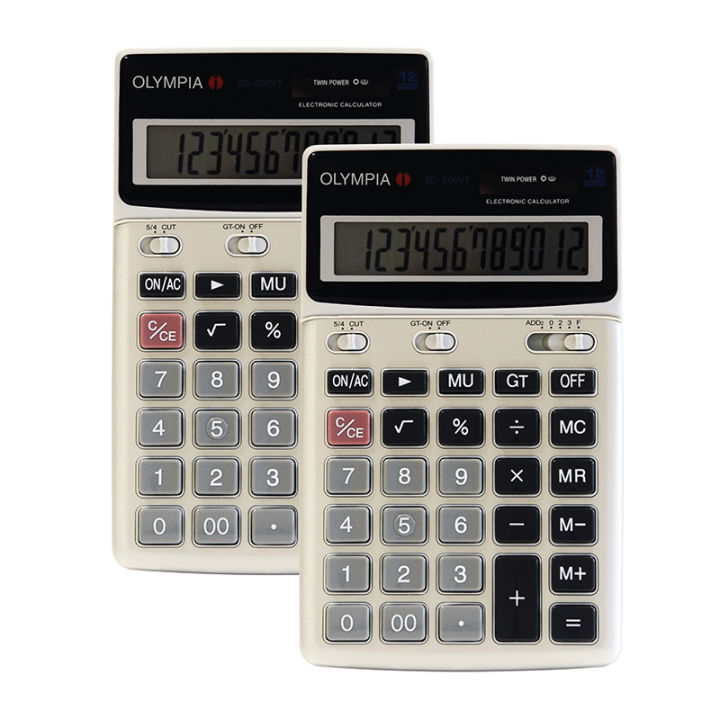 olympia-calculator-sd-200vt-2pcs-pack-โอลิมเปีย-เครื่องคิดเลข-รุ่น-sd-200vt-แพ็คคู่