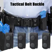 4Pcs Tactical Belt Buckle Heavy Duty Belt Keeper Belt Equipment Accessories