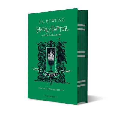 Harry Potter and the Goblet of fire 20th anniversary Harry Potter and the Goblet of fire Slytherin academy hardcover JK Rowling original film and novel books