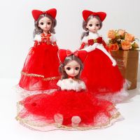 (Popular toys) 30เซนติเมตรสาว Bjd ตุ๊กตาของเล่นที่สามารถเคลื่อนย้าย23ร่วมตุ๊กตาผมยาวกับเสื้อผ้าเจ้าหญิงแฟชั่นชุดร้องเพลงของเล่นเด็ก