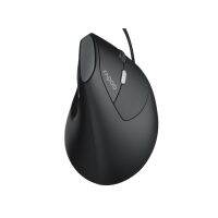 เม้าส์เกมมิ่ง Rapoo รุ่น EV200 Silent Wired Ergonomic Optical Mouse (EV-200-BK).