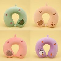 Cartoon U-shaped Pillow Car Air Flight Office Memory Foam Neck Support Pillow Travel pillows