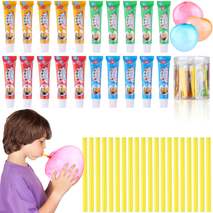 Heishada 20Pcs Blow Plastic Bubbles Toys Large Bubble Balloons for Kids ...