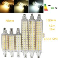 [HOT QQZIWWUJJWG 104] R7S 78มม. 118มม. 12W 16W SMD Home LED น้ำท่วมหลอดไฟเปลี่ยนหลอดฮาโลเจนห้องนั่งเล่นประหยัดพลังงาน