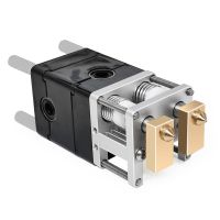 Ultimaker2 UM2 Double Nozzle Head Hot End Aluminum UM2 1.75mm 3D Printer Extrusion Head Block Nozzle Kit 3D Print Accessories