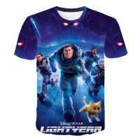 [In stock] การค้าต่างประเทศของ Buzz Lightyear 3D พิมพ์ลายเด็กชายเด็กหญิงแขนสั้นเสื้อผ้าเด็ก T เสื้อผู้ชายเสื้อ Christmas Gift