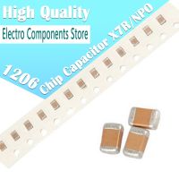 10PCS/Lot 1206 SMD Chip Multilayer Ceramic Capacitor NPO X7R 5 10pF 1pF 56pF 102J 680pF 220pF Multilayer Chip Ceramic Capacitor