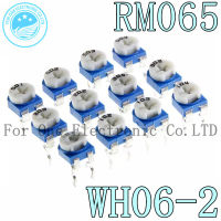 20PCS WH06-2 RM065โพเทนชิโอมิเตอร์ปรับแต่งตัวต้านทานชนิดเปลี่ยนค่าได้1K 2K 2.2K 3K 3.3K 4.7K 5K 10K 20K 22K 30K 47K 50K 100K 150K 200K 220K 300K 500K 100R 200R 300R 330R 500R 1M 102 202 502 103 203 503 104 105 204 504 331 304 224 154 472 473 333