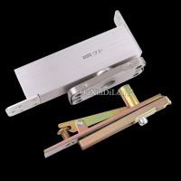 HOT 1Set Conceal Hidden Heavy Door Pivot Hinges 90 Degree Positioning Hydraulic Buffer Floor Spring Hinges Install Up and Down Door Hardware  Locks